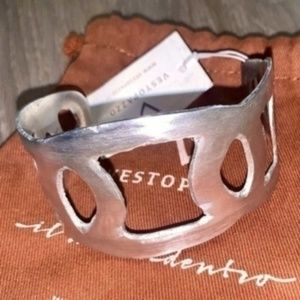 Silver Open Cuff Chain Bracelet - NWT​​​​​​​​​​​​​​​